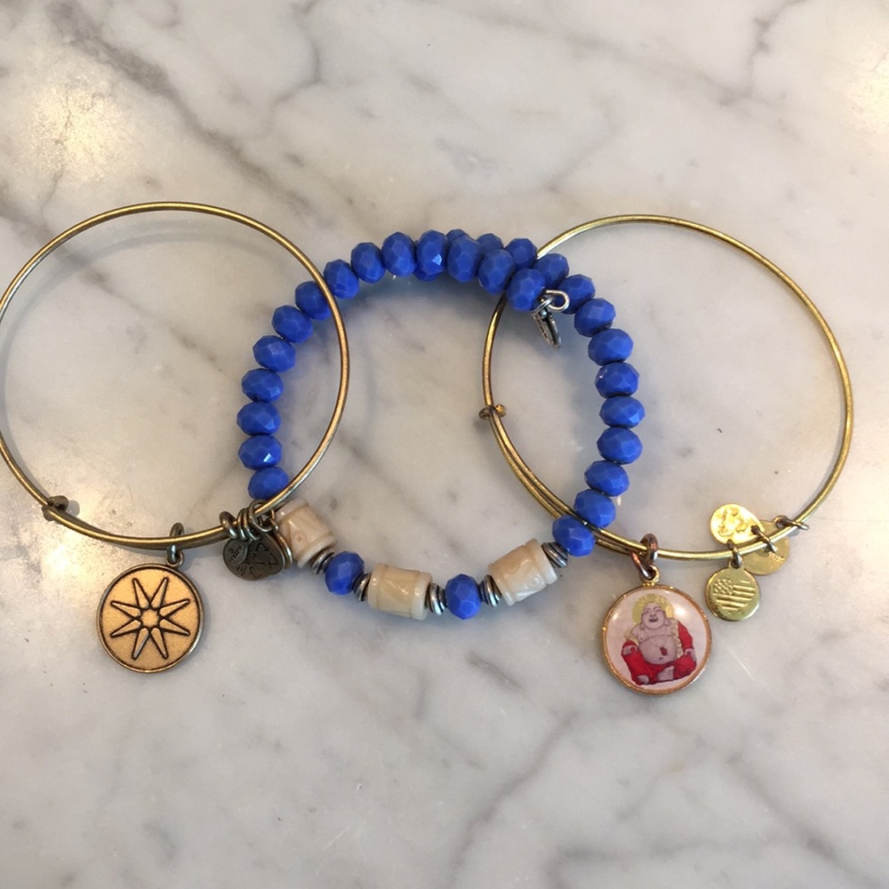 Alex and Ani Bracelet Trio